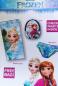 Mobile Preview: Disney Frozen 4 Teile Set Badeanzug Geschenkeset Disney Frozen die Eiskönigin Strandtuch Badehose Cap und Rucksack blau
