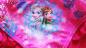 Preview: Disney Frozen 4 Teile Set pink Geschenkeset Badeanzug ,Strandtuch Badehose Cap, Rucksack Disney Frozen die Eiskönigin