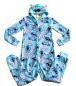 Preview: Disney Lilo und Stitch Overall Schlafanzug Kapuze blau mit Ohren 146/152 oder 158/164 NEU
