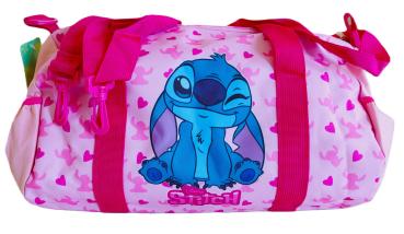 Disney LILO und STITCH Sporttasche Schwimmtasche Schulranzen  38 cm Tasche Rosa NEU