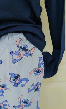 Preview: Disney Lilo und Stitch Damen Schlafanzug Pyjama XS M oder L 32/34 40/42 44/46 NEU