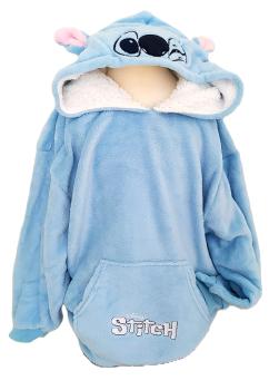 Disney Lilo und Stitch Kuschel Plüsch Pullover Teddy Fellkapuze 128 134 140 NEU