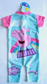 Peppa Pig Badeanzug UV Schutz Badeshirt  92 104 116 NEU