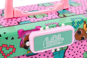 Preview: LOL Surprise Schmuckkasten Zahlenschloss Puppen Mäppchen Stifte Box Dose grün
