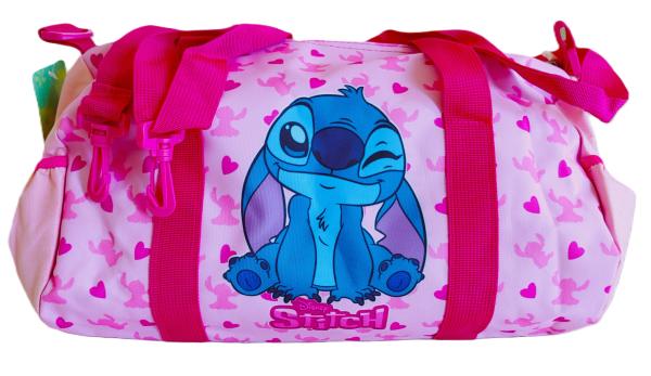 Disney LILO und STITCH Sporttasche Schwimmtasche Schulranzen  38 cm Tasche Rosa NEU