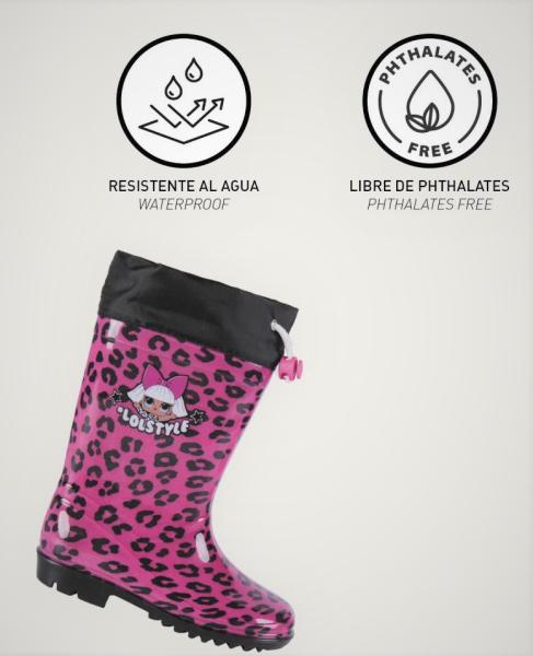 LOL Surprise Gummistiefel Regenstiefel Leo Muster