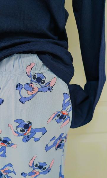 Disney Lilo und Stitch Damen Schlafanzug Pyjama XS M oder L 32/34 40/42 44/46 NEU