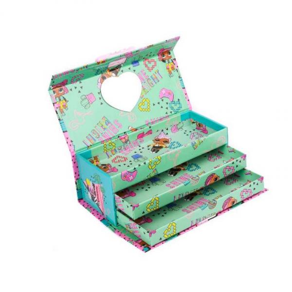 LOL Surprise Schmuckkasten Zahlenschloss Puppen Mäppchen Stifte Box Dose grün