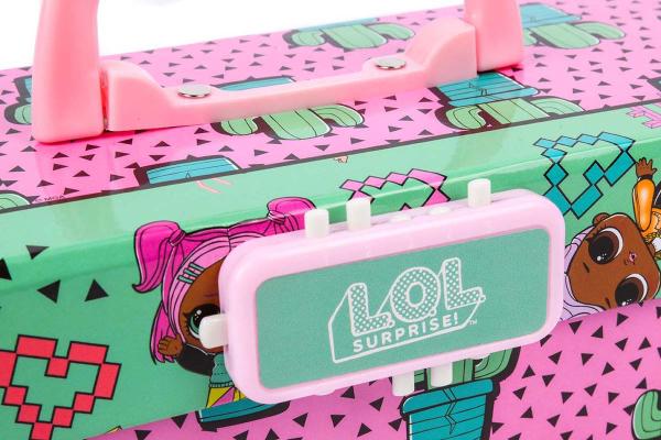 LOL Surprise Schmuckkasten Zahlenschloss Puppen Mäppchen Stifte Box Dose grün